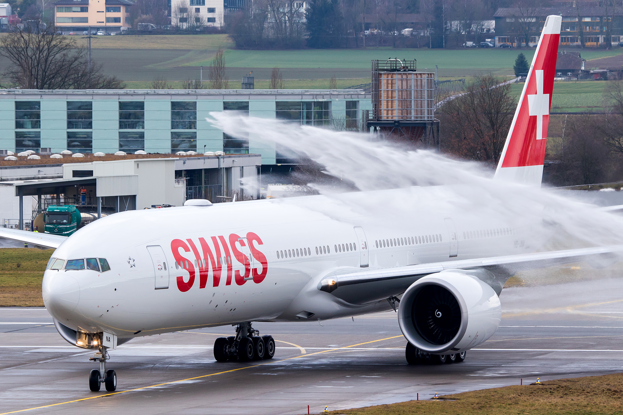 b777 swiss currently aog